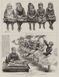 Die Beschäftigung von Kindern in Pantomimen